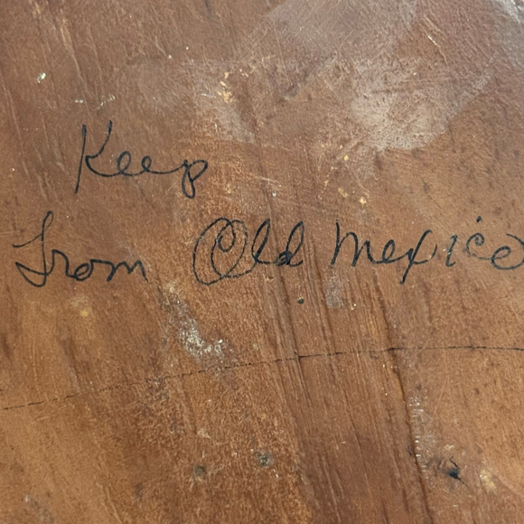 Batea Tole Tray Vintage Wood Folk Art Bowl 11” Colorful Mexican Hand Painted - Picture 4 of 4